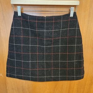 Uniqlo Wool Blend Mini Skirt Navy